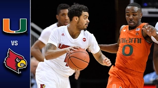 Miami vs. Louisville Men's Basketball Highlights (2016-17)