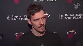 Goran Dragic Postgame Interview / Heat vs Hornets / Jan 27