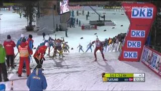 Biathlon Staffel der Damen in Ruhpolding 2013