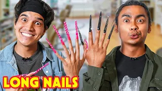 We Spent The Day With Long Nails