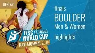 IFSC Climbing World Cup Navi Mumbai Highlight Bouldering Finals