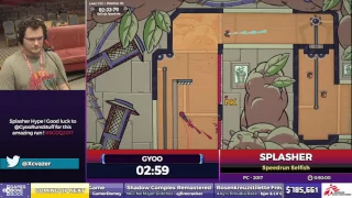 Splasher by Gyoo in 47:01 - SGDQ2017 - Part 110