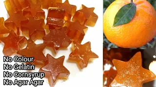 Easy Homemade ORANGE Candy Recipe (Only 2 Ingredients)🍊🍬