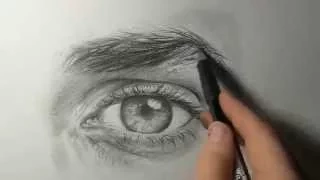 Akiane - "Drawing an Eye" Demo #1