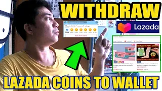 HOW TO EARN COINS W/ LAZADA? | CASHOUT & WITHDRAW THRU BANK OR GCASH? | EASY TUTORIAL VIDEO #lazada