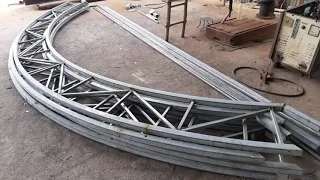 Curved steel Trusses, Roofing