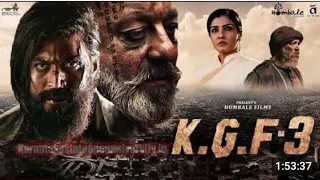 KGF 3 Full Movie HD 2022 | Yash  | Sanjay Dutt | Srinidhi Shetty | Raveena | New A..