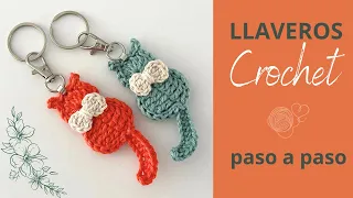 Nueva TENDENCIA en crochet Teje estos hermosos🐱llaveros a ganchillo Puedes vender o regalar