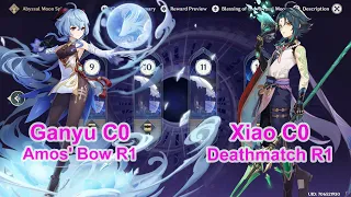 Solo Xiao C0 & Ganyu C0 Spiral Abyss 2.4 Floor 11 Full Star Genshin Impact