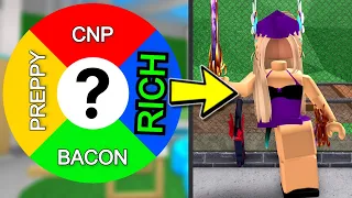 Roblox Murder Mystery 2, BUT a WHEEL Chooses MY AVATAR STYLE!