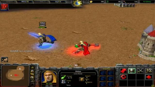 Warcraft III - "Forstmual Arthas vs Hammer Arthas"