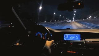 BMW X5 M vs ML63 - Street Racing at Night (Moscow)