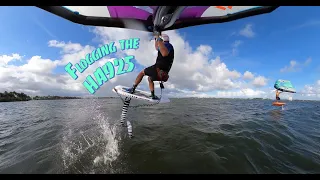 Beginner wing foil jumping - I try the  Railey -Wing Foiling the Armstrong HA 925