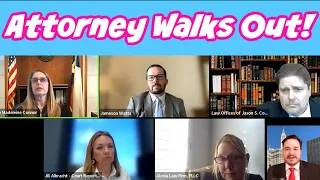 Wild Court Moments #303 - Attorney Held In Contempt Walks Out!