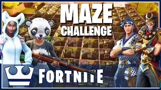 FORTNITE MAZE CHALLENGE w/ Alkan, Erik a Pepis