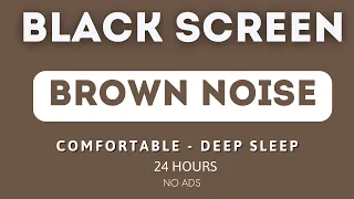 Celestial Brown Noise | Comfortable, helps to sleep more deeply. Black Screen 24 HOURS(NO ADS)