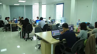#Футаж офис китайских программистов ◄4K•HD► #Footage office of chinese programmers
