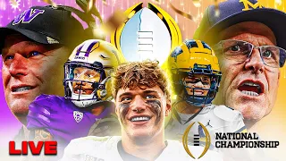 No. 1 Michigan & No. 2 Washington CLASH in 2024 CFP National Championship