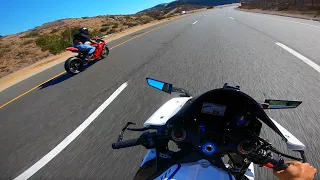 PICKING UP A PANIGALE V4R & R1M