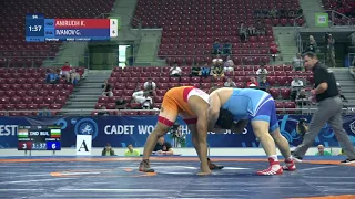 Repechage FS - 110 kg: K. ANIRUDH (IND) v. G. IVANOV (BUL)