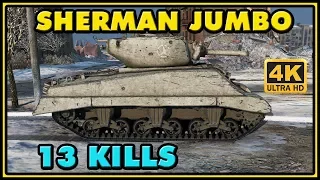 World of Tanks | Sherman Jumbo - 13 Kills - 2,8K Damage - 1 VS 5 Gameplay