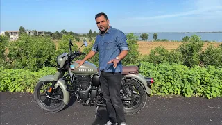 Complete Review of 2023 Royal Enfield Classic 350 Signals Marsh Grey in Hindi. Changes made by RE🏍️