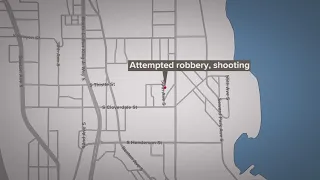 Man shot 3 times during attempted robbery in south Seattle