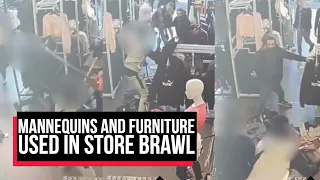 Shocking Footage Shows Children Cowering With Fear As Thugs Start a Brawl In UK Store | Cobrapost