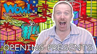 Opening Christmas Presents with Steve and Maggie | Stories for Kids | Speaking Wow English TV