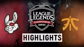 MSF vs. FNC - EU LCS Week 7 Day 1 Match Highlights (Spring 2018)