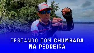 Veja como prendendo a chumbada para pescar na pedreira - DicaYamaha com Johnny Hoffmann