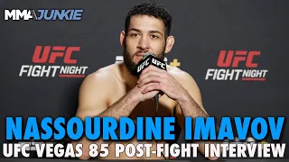 Nassourdine Imavov Sounds Off on 'Quitter' Chris Curtis After Corner Exchange | UFC Fight Night 235