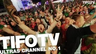 EURO 2012 .. POZNAN FANZONE IMPRESSIONS .. IRISH, CROATIAN AND POLISH PARTY