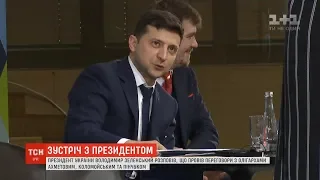 Сміх, оплески та нововведення: президент виступив перед бізнесменами