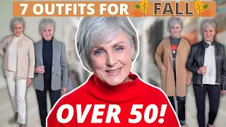 How to put together a stylish outfit for fall Over 50! + 7 Wearable Outfits