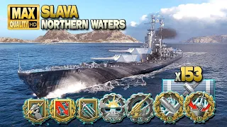 Battleship Slava have a plan - World of Warships