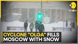 Cyclone Olga brings heavy snowfall to Moscow | Latest English News | WION