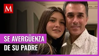 Hija de Sergio Mayer confiesa que se avergüenza de su padre; esta es la razón