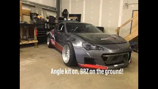 I get the BRZ on the gound with the angle kit