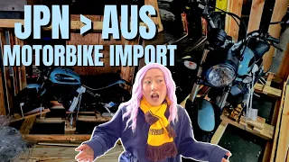 Importing a motorbike from Japan to Australia || Vlog