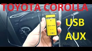 Toyota Corolla - Обзор USB AUX Adapter