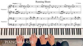 C. Norton - 1. Running Shoes - Microjazz Piano duets collection 3 for piano four hands (score)