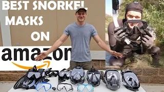 Best diving & snorkeling masks on Amazon Fall 2023. Full testing and review!