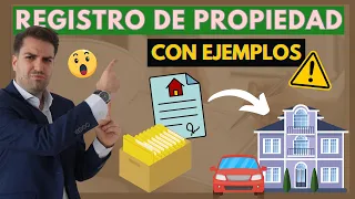 🔵  El REGISTRO DE LA PROPIEDAD: ¿Qué es? ¿Cómo funciona?【 DESCÚBRELO  con EJEMPLOS fáciles】