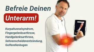 5 Unterarm Beschwerden in 2 Minuten mit dieser ÜBUNG ursächlich beseitigen ➡️