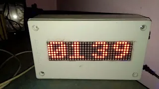 DIGITAL CLOCK (handmade and accurate time) CLOCK DIGITAL LED MATRIX CLOCK