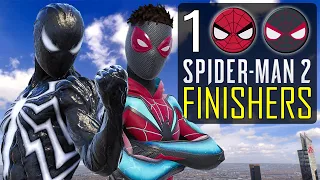 All 100 Spider-Man 2 Finishers | Peter Parker, Miles Morales, Venom