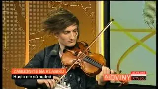 Nirvana   Smells like teen spirit -  Filip Jancik Violin - TV JOJ - Noviny o 12:00