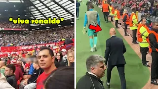 Manchester United Fans MOCK Ten Hag with "Viva Ronaldo" Chants | United vs Brighton 1-3