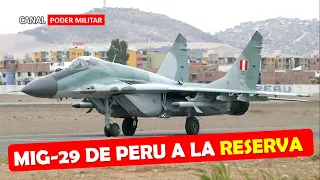 Los MiG-29 de Perú ya no estan en servicio